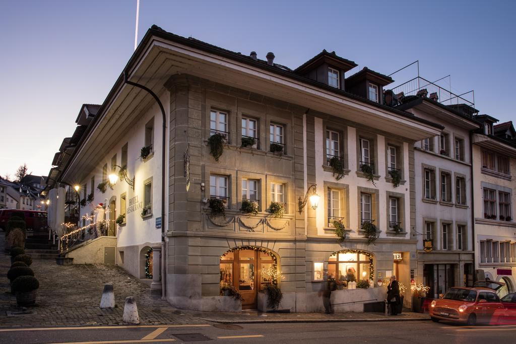Hotel Restaurant Au Sauvage Fribourg Exterior foto
